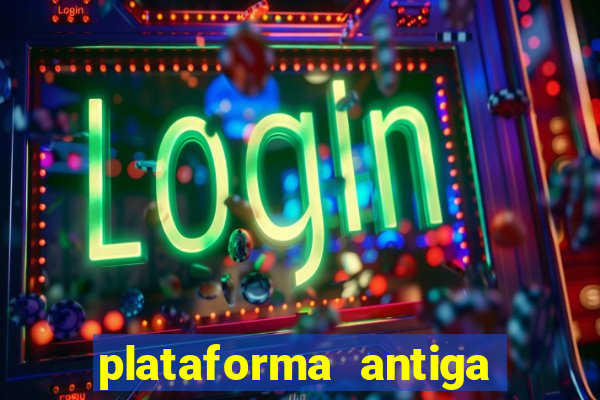 plataforma antiga de jogos